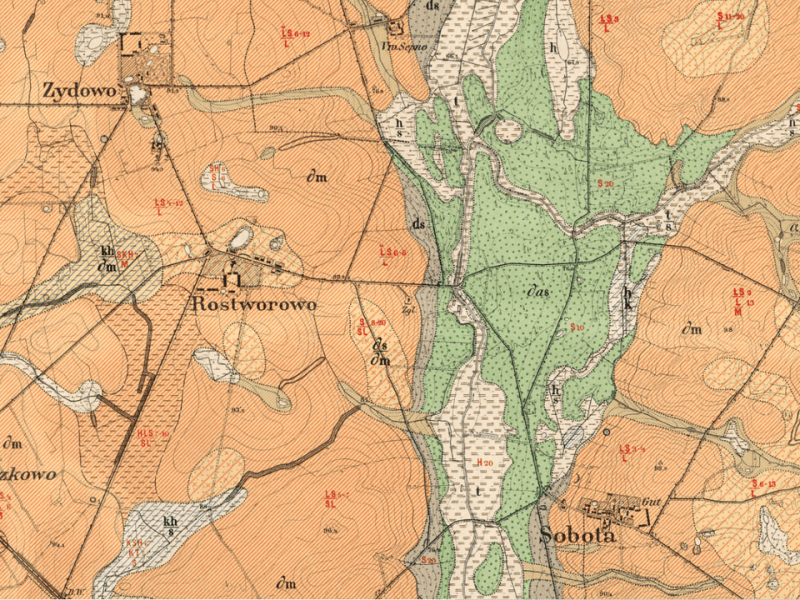 Golęczewo i okolice na 10 starych&nbsp;mapach