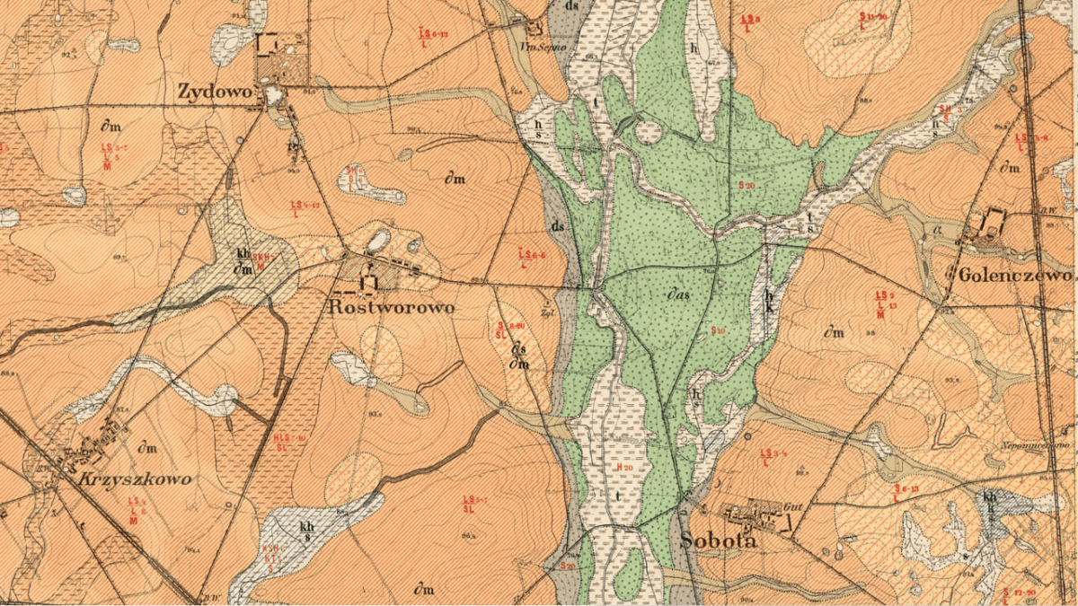 Golęczewo i okolice na 10 starych&nbsp;mapach