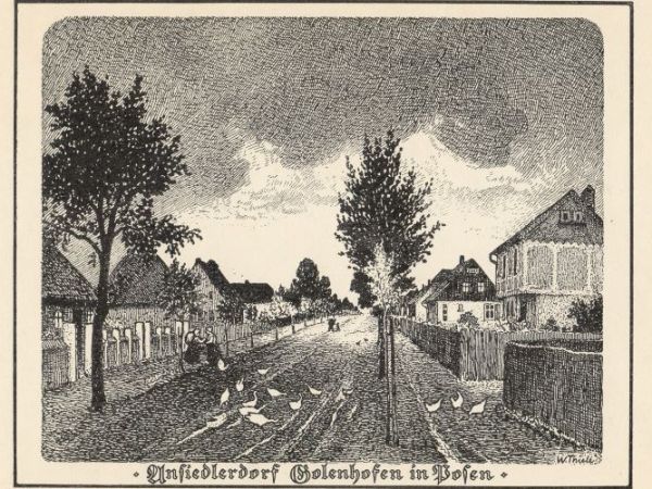 1925: Golęczewo na grafice Wilhelma&nbsp;Thiele