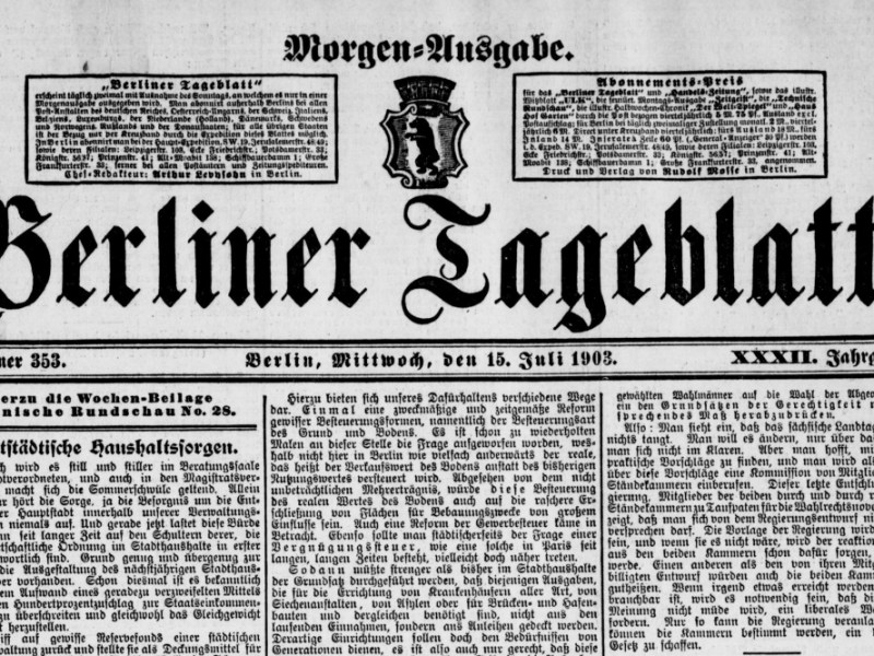 1903: berliński reportaż z Golęczewa w&nbsp;budowie