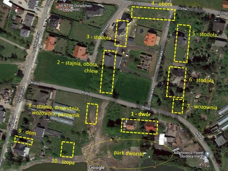 1897: tak wyglądały zabudowania golęczewskiego&nbsp;majątku