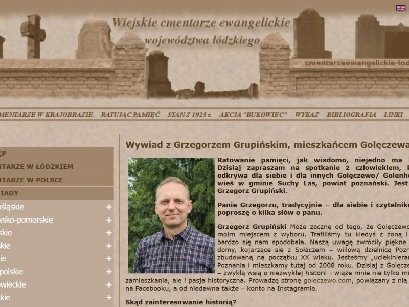 „Wiejskie Cmentarze…” o&nbsp;Golęczewie