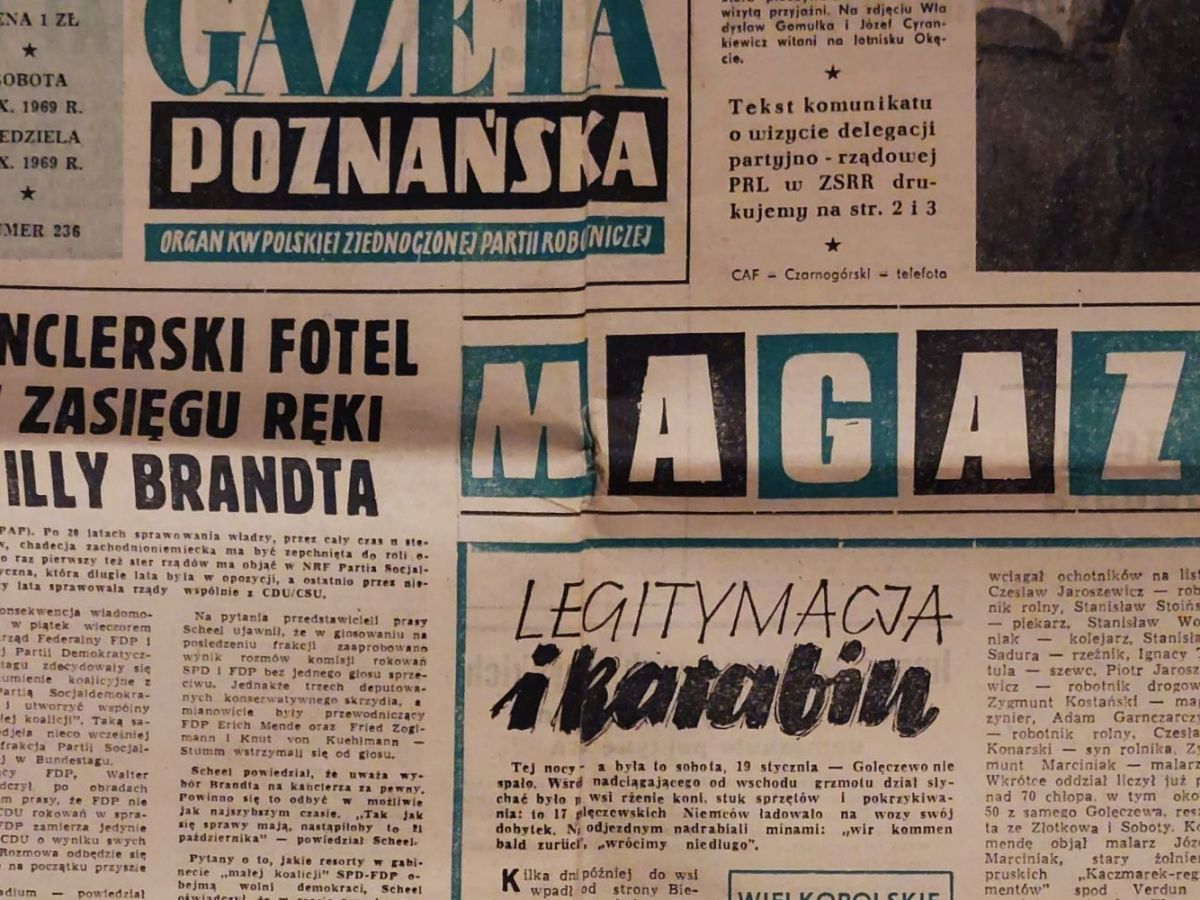 1945: Golęczewianie dobijają hitlerowskiego&nbsp;gada