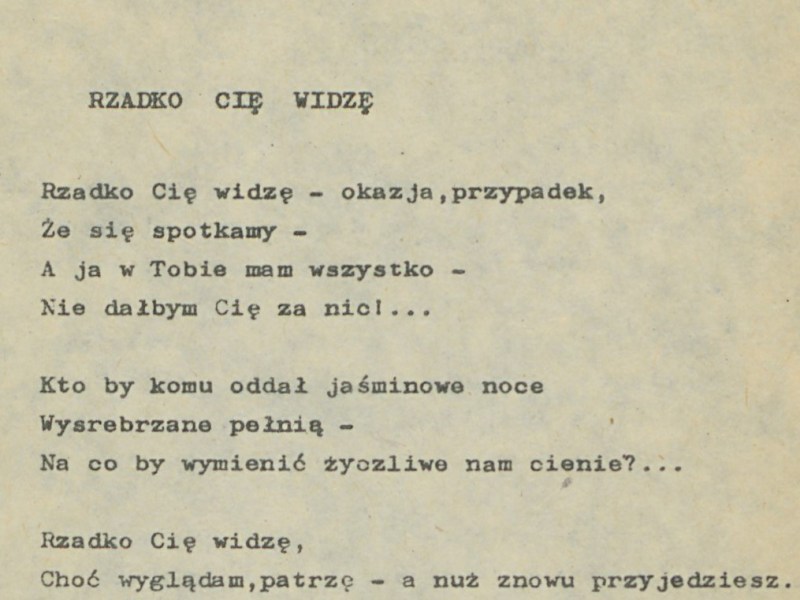 1939: Miłość poety w&nbsp;Golęczewie