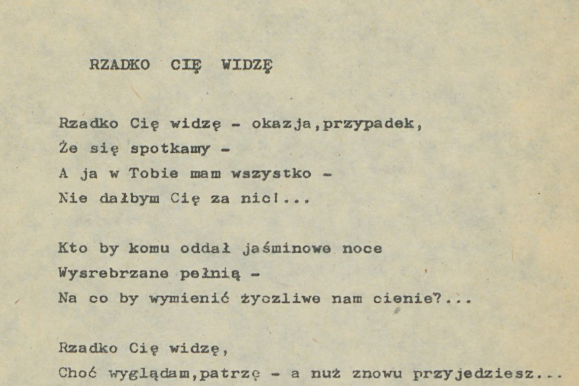 1939: Miłość poety w&nbsp;Golęczewie