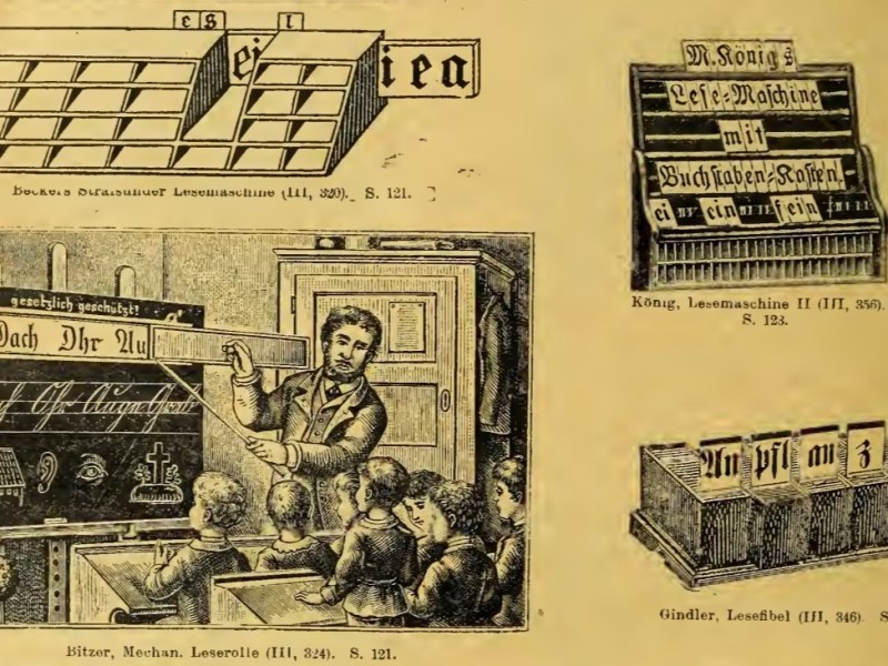 1905: Maszyna do czytania, czyli o pierwszym wyposażeniu golęczewskiej&nbsp;szkoły
