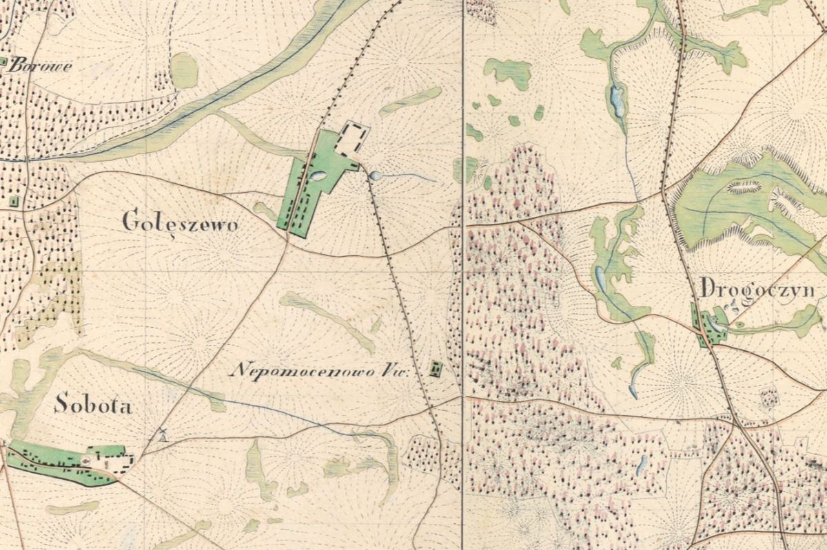 1830: Porucznik Naso mapuje Golęczewo i&nbsp;okolice